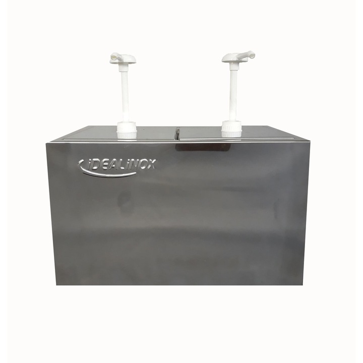 Dozator dublu inox restaurant, IDEAL INOX