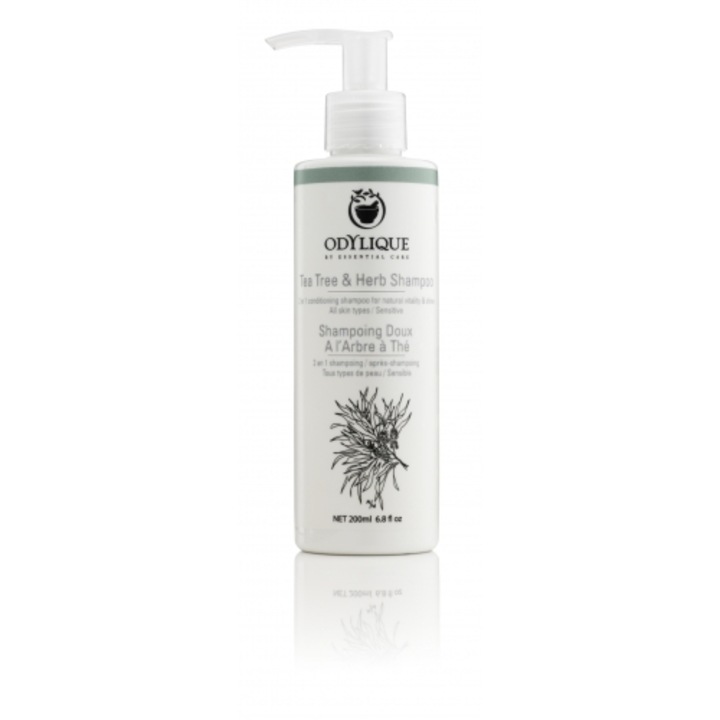 Sampon cu tea tree si plante, anti matreata, 200ml, Odylique by Essential Care