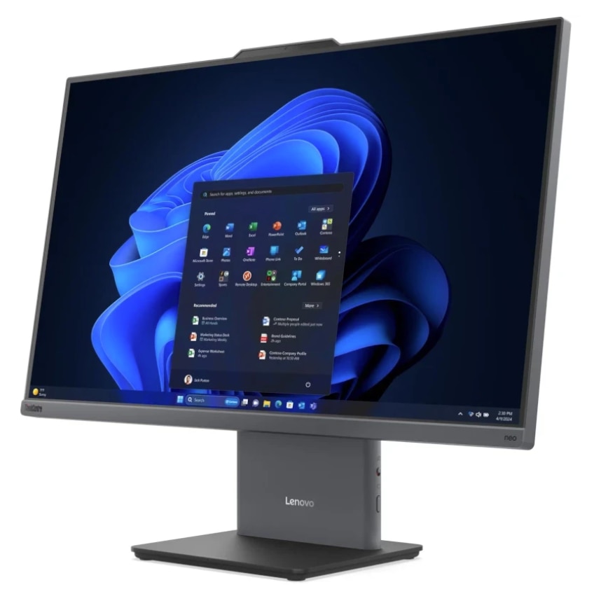 Arced Camera All In One PC Lenovo ThinkCentre neo 50a Gen 6, 27