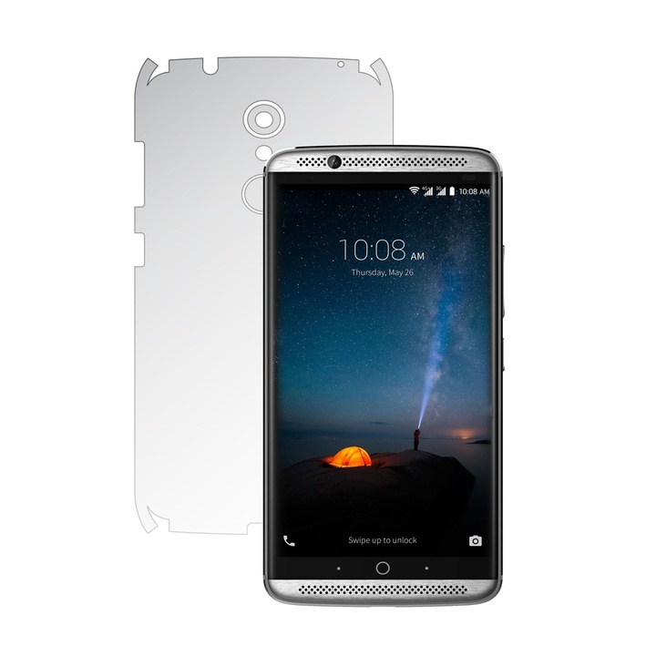 Invisible Skinz Ultra-Clear HD защитно фолио, самозалепващо се прозрачно покритие за корпуса и страните, посветено на ZTE Axon 7 Mini