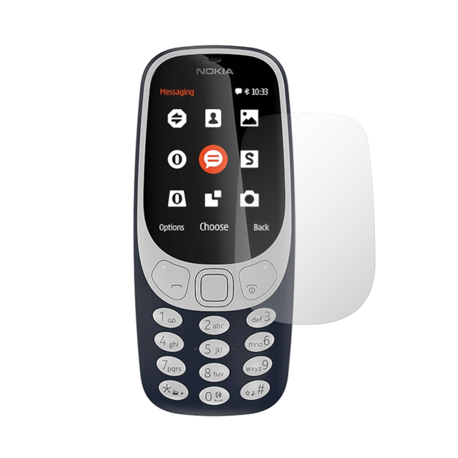 Folie Protectie Ecran, Acoperire Totala, Adeziva si Foarte Flexibila, Invisible Skinz Ultra-Clear AutoRegeneranta pentru Nokia 3310 2017