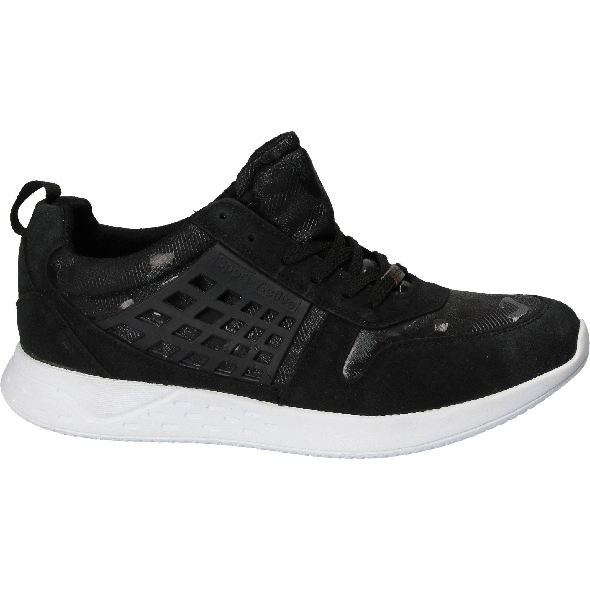Pantofi barbati sport,Coton, Gri/Alb