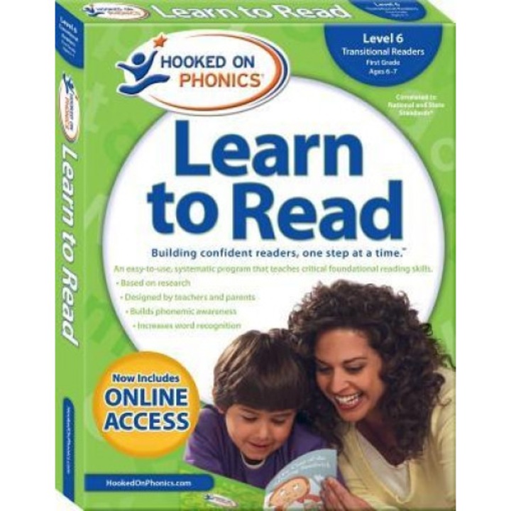 Hooked on Phonics Learn to Read - Level 6: Transitional Readers (First Grade - Ages 6-7), Hooked on Phonics (Producer)