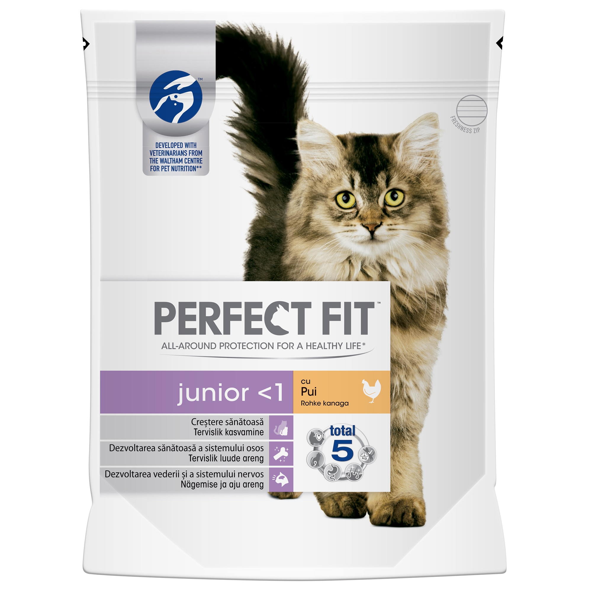 Hrana uscata pentru pisici Perfect Fit Junior, 6 plicurix190g
