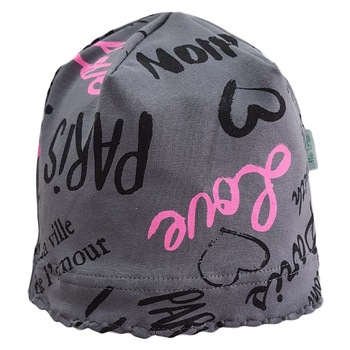 Es Mic Pitic imprimat Fashion Paris C30, gri, Gri Es Mic Pitic imprimat Fashion Paris C30, gri, Gri