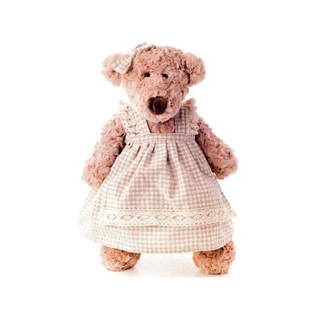 Jucarie de plus Lumpin Ursulet in rochita 36cm Jucarie de plus Lumpin Ursulet in rochita 36cm