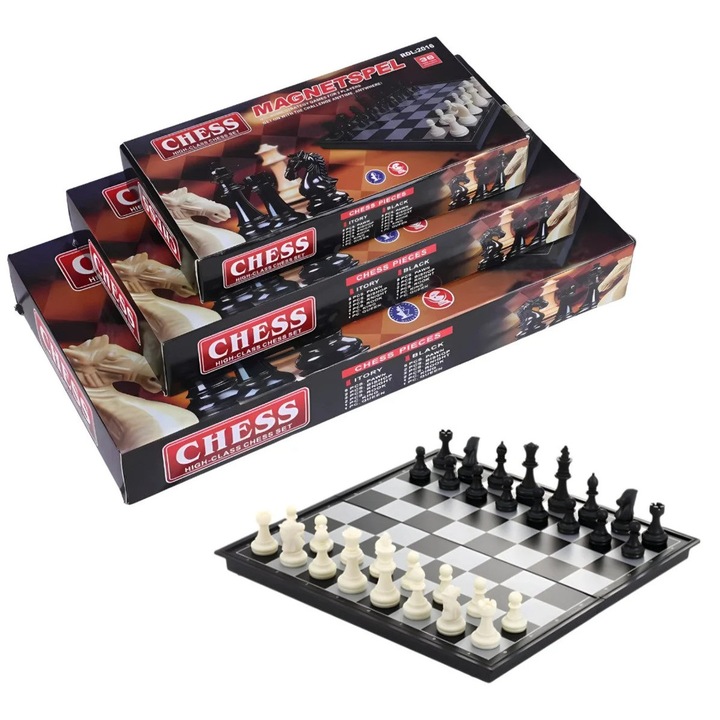 Set de sah magnetic 20x20cm - eMAG.ro