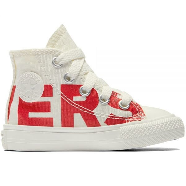 Bascheti Converse 359532C, Alb/Rosu, 32