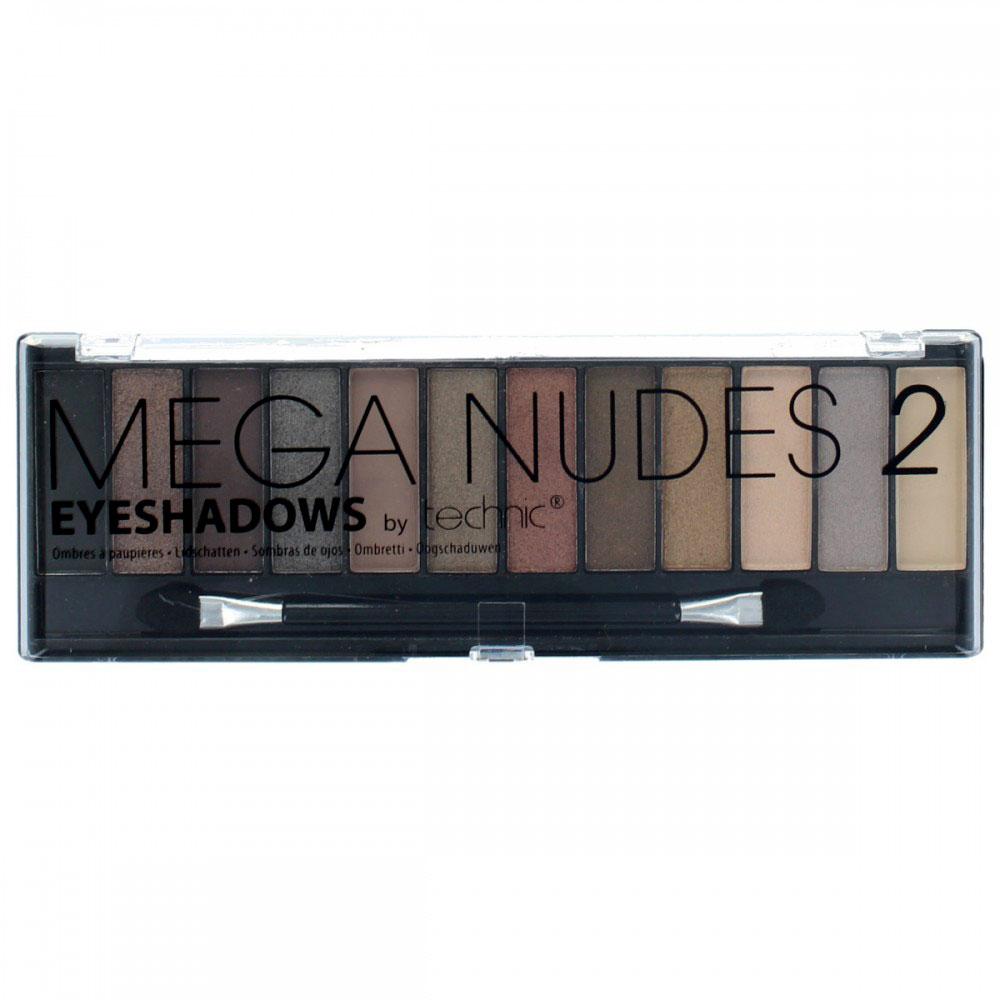 Trusa Profesionala Cu 12 Farduri Technic Mega Nudes 2