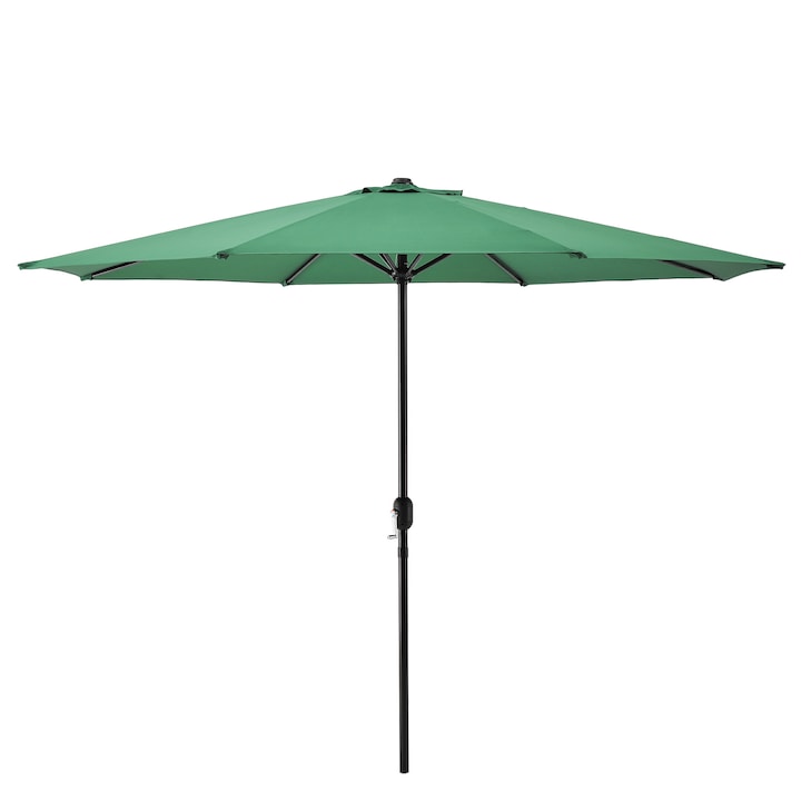 [casa.pro]® Kerti napernyő Ø 300 x 230 cm napellenző vízlepergető poliészter zöld