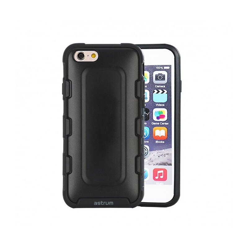 Husa Capac Astrum MC160 Apple Iphone 6/6S Negru Anti-Shock