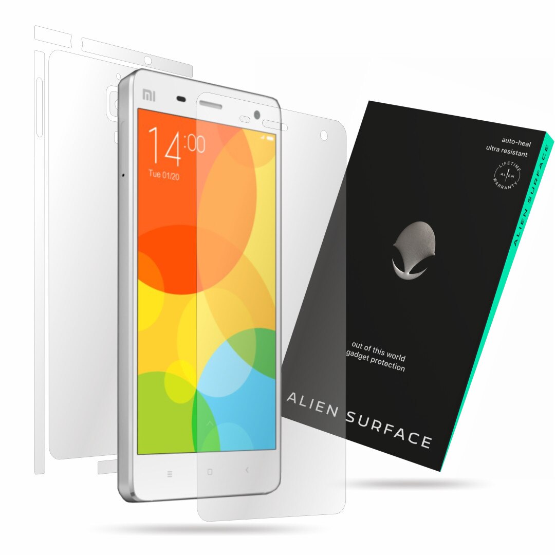Folie Alien Surface, Xiaomi Mi 4, protectie ecran, spate, laterale