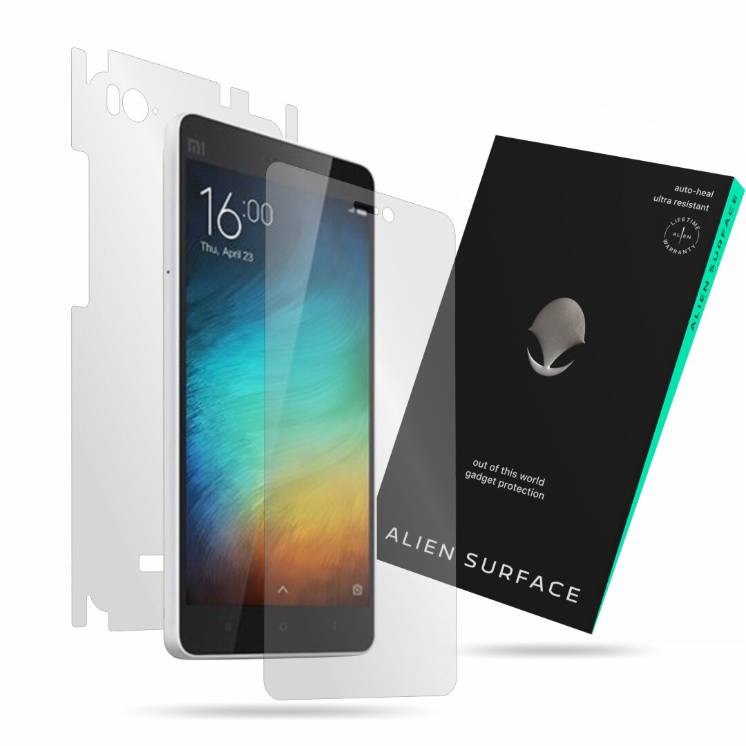 Folie Alien Surface, Xiaomi Mi 4c, protectie ecran, spate, laterale