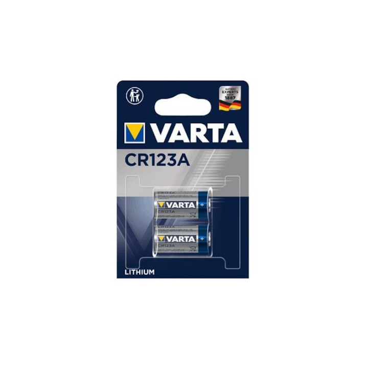 Baterie Litiu Varta Professional CR123A blister 2 buc