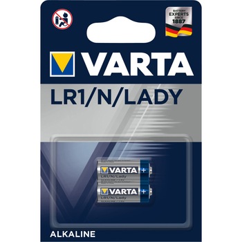 Baterie Alcalina Varta LR1 dimensiunea N 1.5V blister 2 buc Baterie Alcalina Varta LR1 dimensiunea N 1.5V blister 2 buc