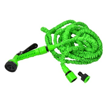 Furtun Extensibil cu Pistol si Conectori pentru Udat Gradina, Geko, 2.5-7.5 metri Furtun Extensibil cu Pistol si Conectori pentru Udat Gradina, Geko, 2.5-7.5 metri