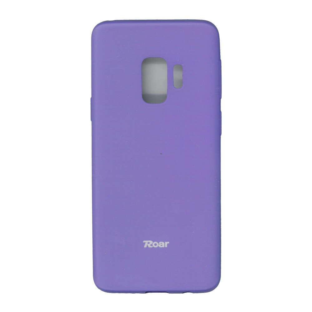 Husa din silicon mat Roar All Day pentru Samsung Galaxy S9 , mov