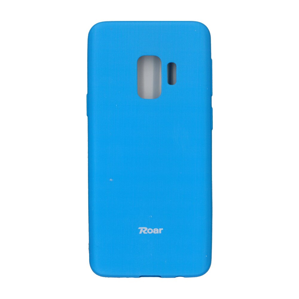 Husa din silicon mat Roar All Day pentru Samsung Galaxy S9 , albastru