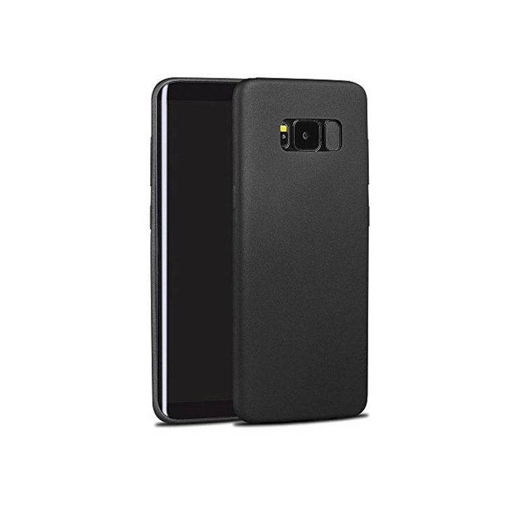 Husa silicon, Samsung Galaxy S10 Plus, Negru
