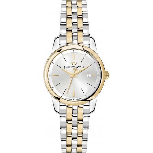 Ceas dama Philip Watch R8253150502 Quartz Argintiu, Auriu