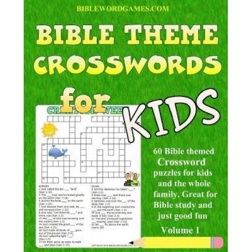 Kids Bible Theme Crossword Puzzles Volume 1: 60 Bible Themed Crossword Puzzles on Bible Characters, Places, and Events, Gary W. Watson (Author)