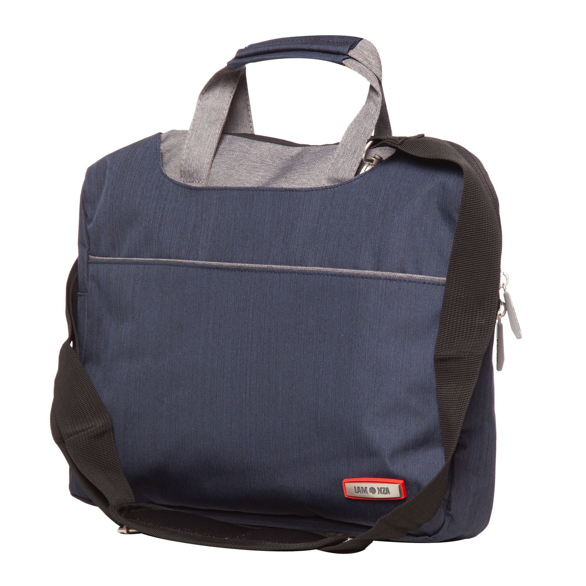 Geanta laptop 15 inch Lamonza Madrid 38x31x5 cm albastra