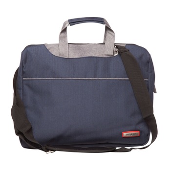 Geanta laptop 15 inch Lamonza Madrid 38x31x5 cm albastra Geanta laptop 15 inch Lamonza Madrid 38x31x5 cm albastra