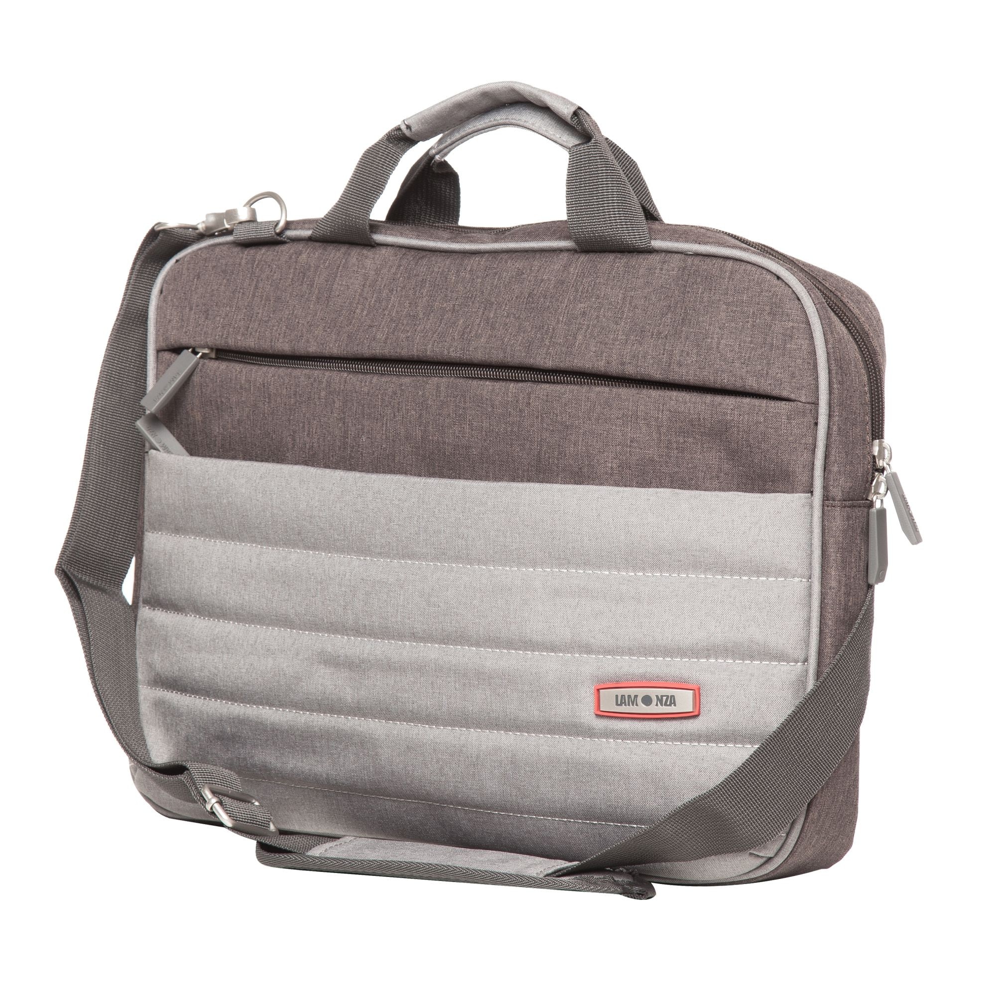 Geanta laptop 15 inch Siena Lamonza 38x29x6 cm, gri