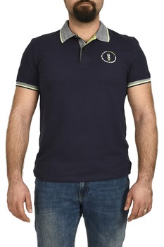 Tricou polo slim fit,GloStory,Bleumarin, Bleumarin Tricou polo slim fit,GloStory,Bleumarin, Bleumarin