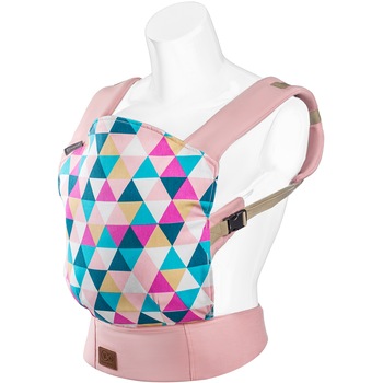 Marsupiu 2 in 1 Kinderkraft Nino, Roz/Multicolor Marsupiu 2 in 1 Kinderkraft Nino, Roz/Multicolor