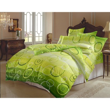 Lenjerie de pat (bumbac 100%) Pat Matrimonial, 220x240cm, Verde, AUDI 1 Lenjerie de pat (bumbac 100%) Pat Matrimonial, 220x240cm, Verde, AUDI 1