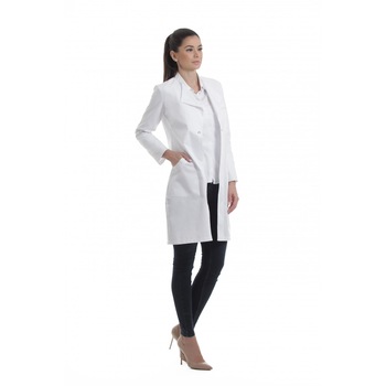 Halat medical dama 01 Carré S alb Halat medical dama 01 Carré S alb