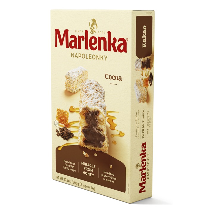 Prajitura Marlenka Napoleonky cu cacao 300g