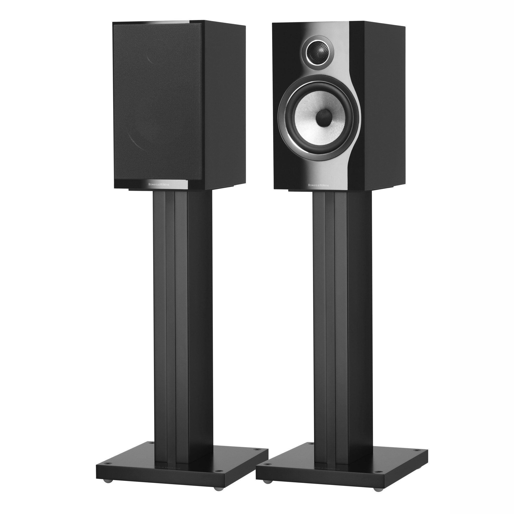 Boxe de raft HI-FI Bowers & Wilkins 706 S2, culoare Negru Lucios, Pereche