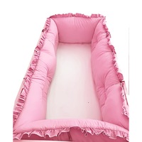 Set aparatori protectii laterale Super groase, pat 120x60 cm Deseda Roz