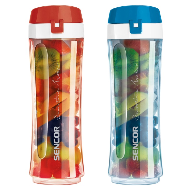 Set 2 sticle cu capac etans, Sencor