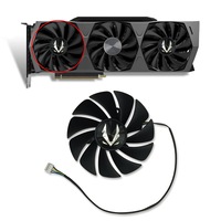 Ventilator pentru placa video Corenia QRE-5129159 87 mm, DC 12V 0,46A, 4-pini, montaj 42x42 mm, negru, 87x87x12 mm