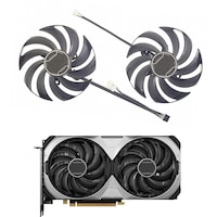 Ventilator pentru placa video Corenia QRE-5129174, pentru GeForce RTX 4070/4070 Ti SUPER 2X OC, diametru 95 mm, conector 4 pini, negru