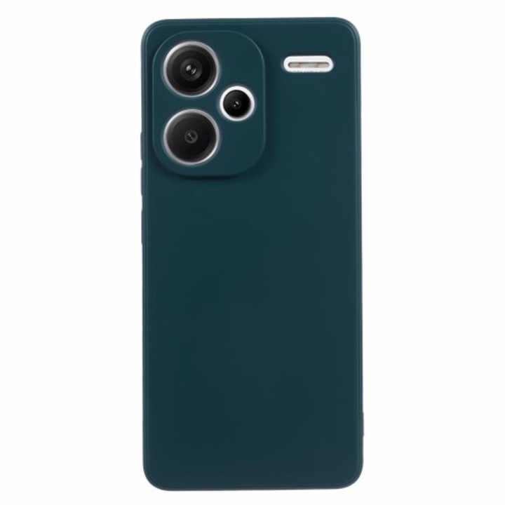 Husa din silicon TPU pentru Xiaomi Redmi Note 13 Pro+ 5G, verde padure, cod 660165134E