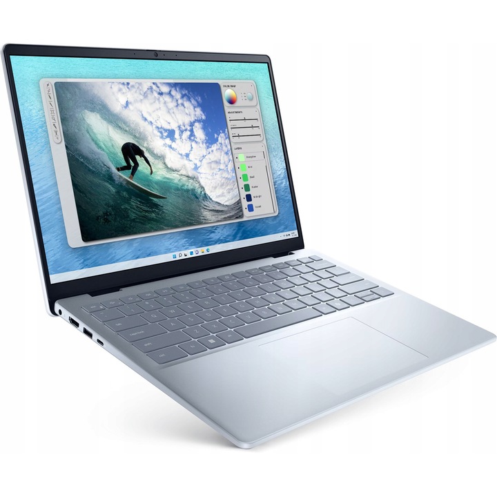 Laptop Dell Inspiron 14 5440 (18499940492) Intel Core Ultra 7 150U, 16 GB DDR5, 1 TB SSD, ecran 14" 2.2K (2240x1400) 60 Hz, Intel Graphics, Windows 11 Home, argintiu