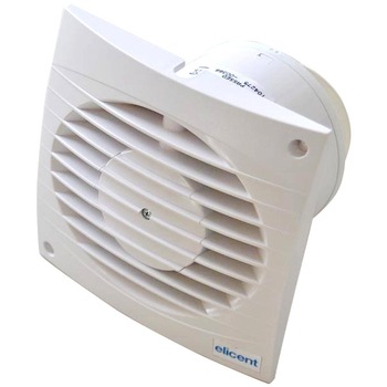 Ventilator baie ELICENT Ministyle 100 GT, Clapeta antiretur, Garantie 5 ani, Timer, Fabricatie Italia, Debit 90 mc/h Ventilator baie ELICENT Ministyle 100 GT, Clapeta antiretur, Garantie 5 ani, Timer, Fabricatie Italia, Debit 90 mc/h