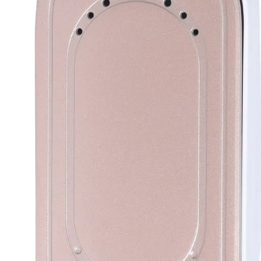 Fier de Calcat Vertical cu Aburi, 1300W, Rezervor 150 ml, Talpa Ceramica Antiaderenta, Abur Continuu, Calcare Verticala si Orizontala, Design Compact, Alb/Auriu Rose
