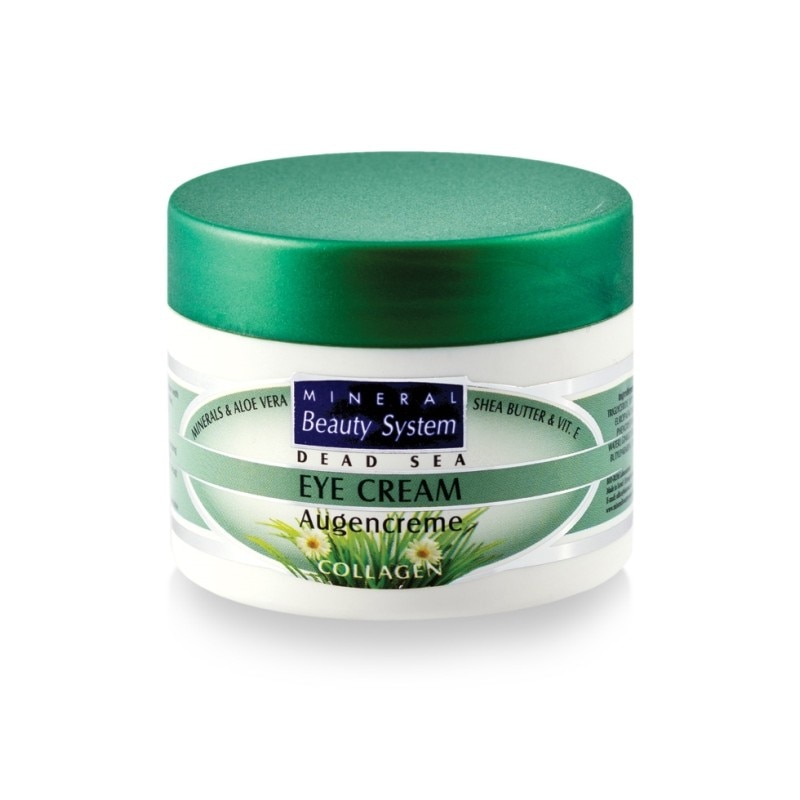 Crema pentru ochi, colagen, vitamina E si unt de Shea, Mineral Beauty System, 50ml