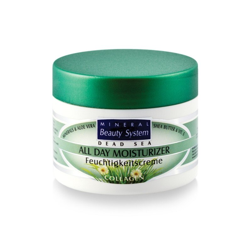 Crema de zi, puternic hidratanta, cu minerale din Marea Moarta, colagen si vitamina E, Mineral Beauty System, 50ml