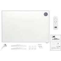 Panou radiant hibrid infrarosu si convectie 600 W, 10-20 mp, WiFi Tuya, telecomanda, termostat 5-50 grade C, panou tactil, mod ECO, Wertberg IR 8.60, Harder HD9900