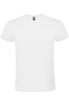 Tricou barbati, Atomic, 100% bumbac, Alb, M Tricou barbati, Atomic, 100% bumbac, Alb, M