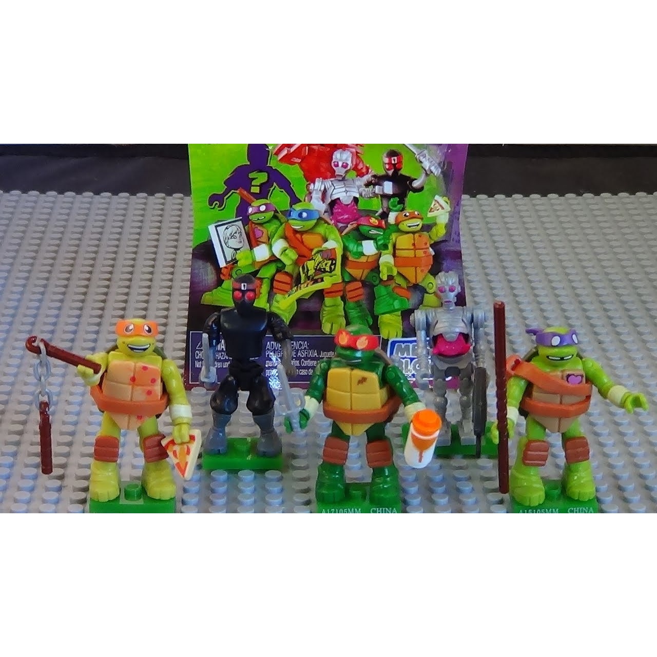 TNX CALL ME BACK ミニペンミ　セット Mini Figurina Mega Bloks Teenage Mutant Ninja Turtles Mini Figures