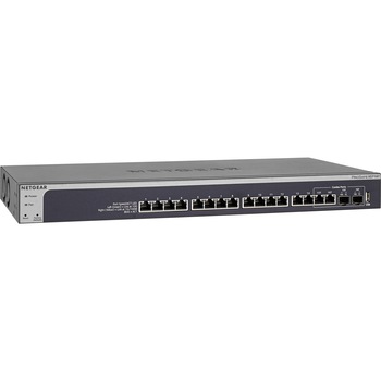 Netgear XS716T-100NES 16 x port 10-Gigabit Smart Managed Switch (16 copper with 2 shared combo copper/SFP+ Fiber ports) Netgear XS716T-100NES 16 x port 10-Gigabit Smart Managed Switch (16 copper with 2 shared combo copper/SFP+ Fiber ports)