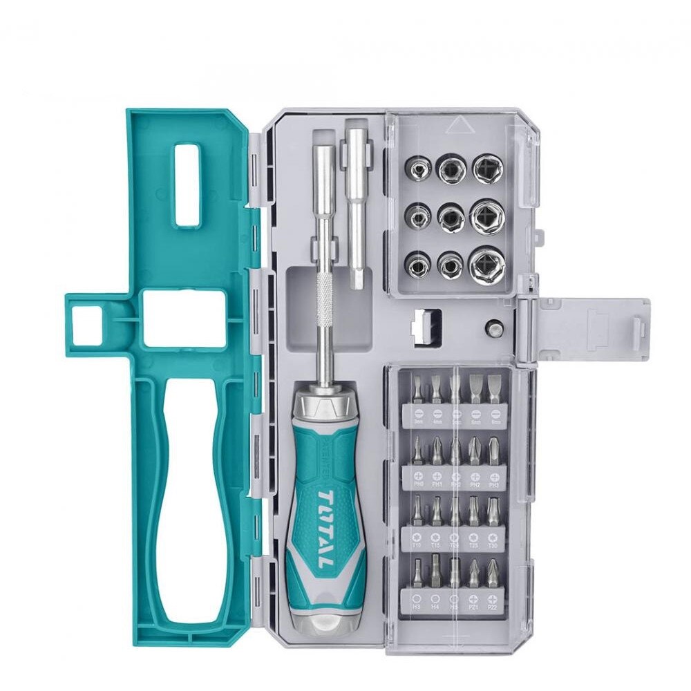 Set surubelnita Total cu clichet- 33 piese
