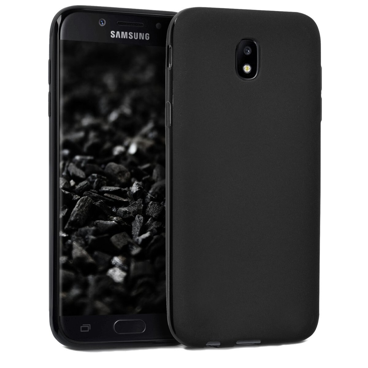 Husa Samsung J5 2017 Silicon Matte TPU extra slim - negru